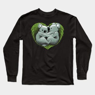 Koala Heart Long Sleeve T-Shirt